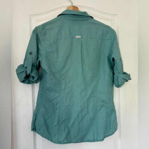 COLUMBIA Linen Blend Top - Picture 4 of 9